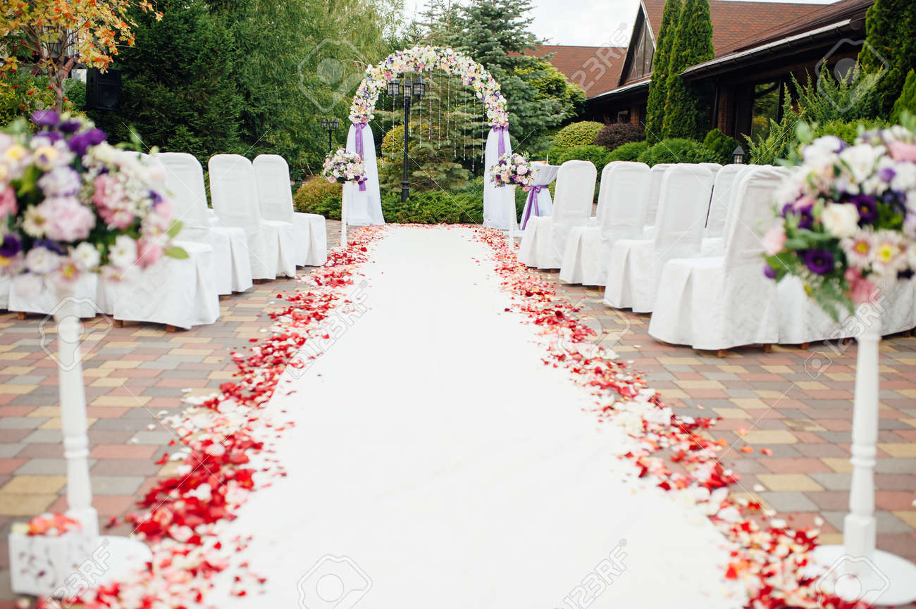 Cérémonie de mariage en extérieur